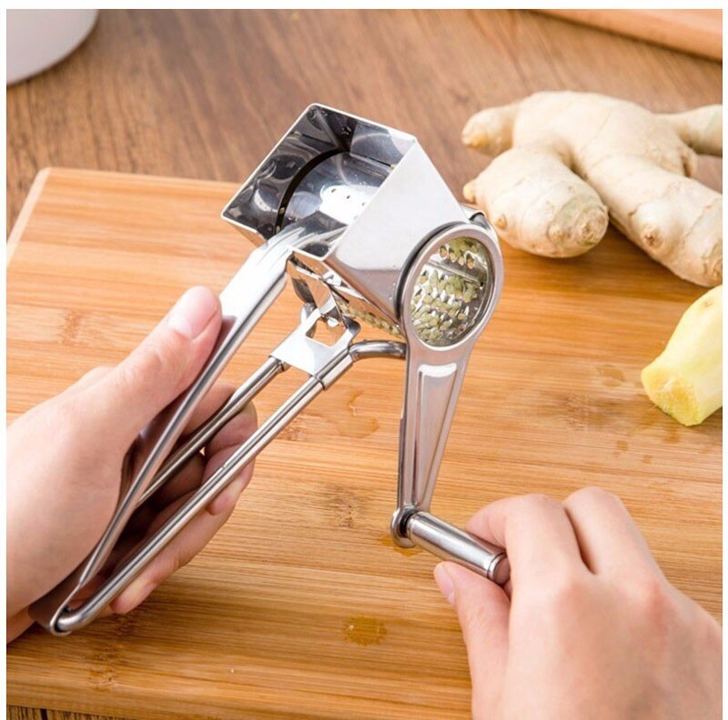 Rotary Cheese Grater Stainless Steel Cheese Slicer Kitchen Cheese Butter Cutter For Cake Chocolate Fondue Cooking Baking Tools