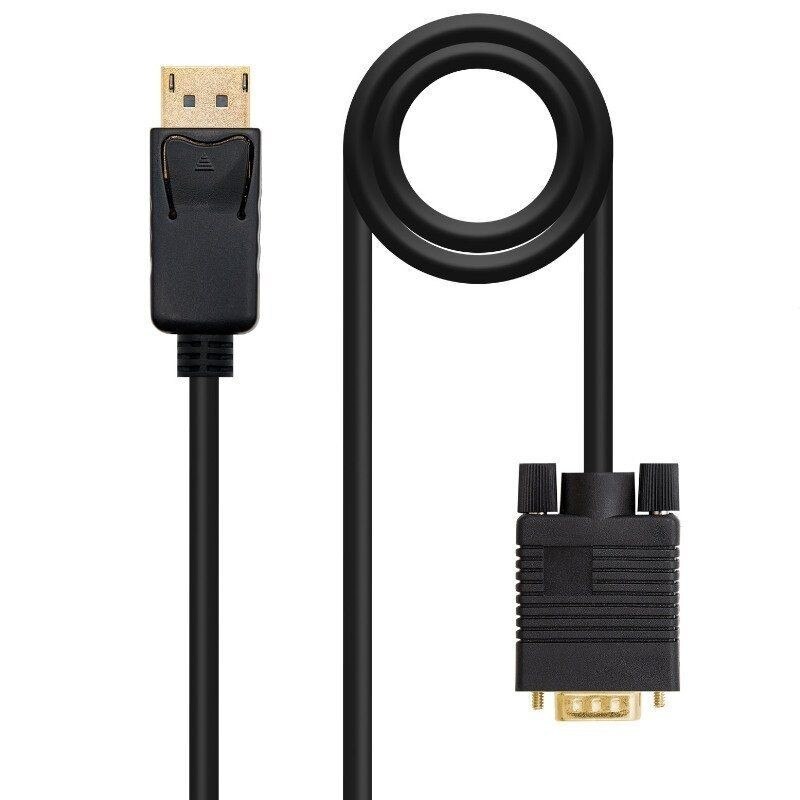 Kabel Displayport Een Vga Nanocable 10.15.4402-Displayport/Macho-Vga/Macho-2 M-Negro