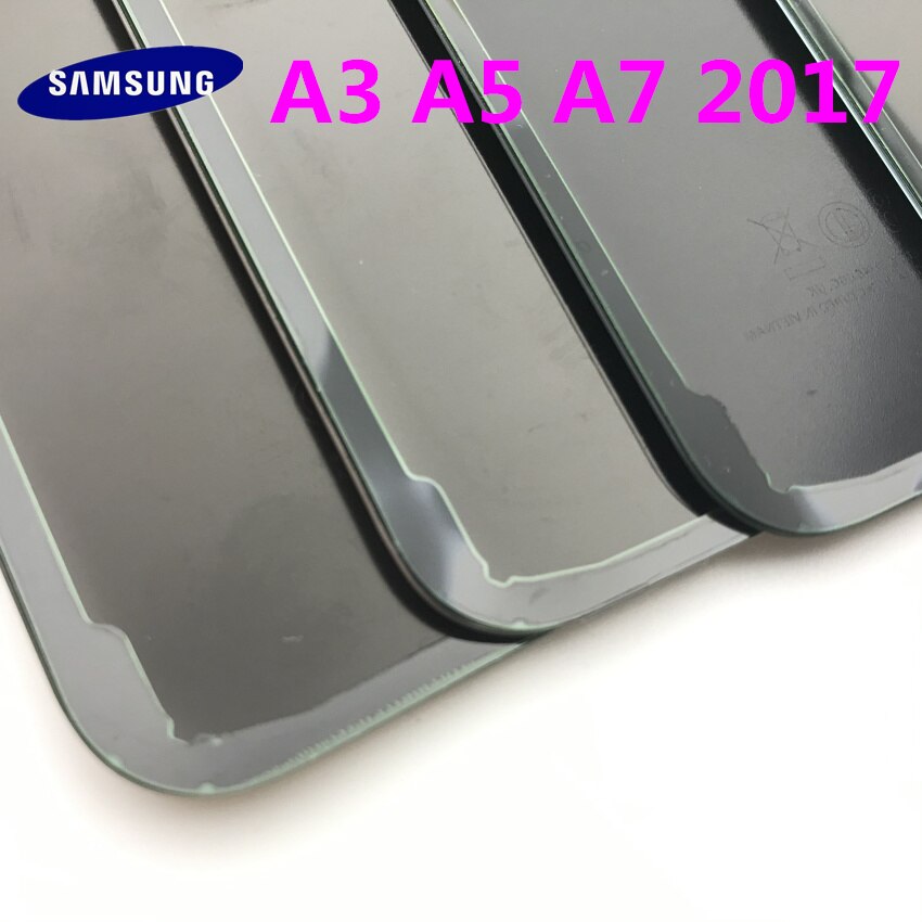 Samsung Galaxy A3 A5 A7 A320 A520 A720 A320 A520 A720 Battery Back Glass Cover Door Housing Battery Cover