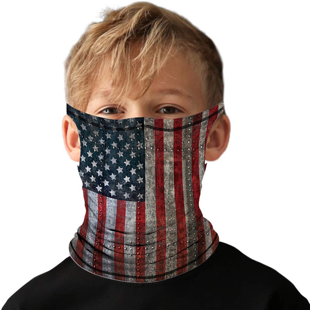25#  hængende øre børn hoved ansigt hals gamacher tube bandana tørklæde udendørs cykeltilbehør med usynlig lomme маскиc: C