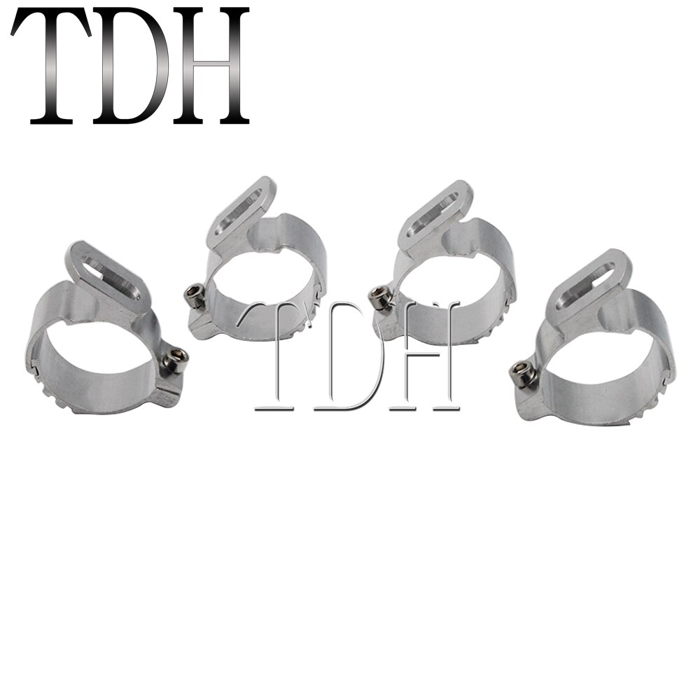 Kit de montaje de abrazaderas de carenado de faro delantero de motocicleta de aluminio para Harley Cafe Racer 35-50mm tenedores accesorios de moto
