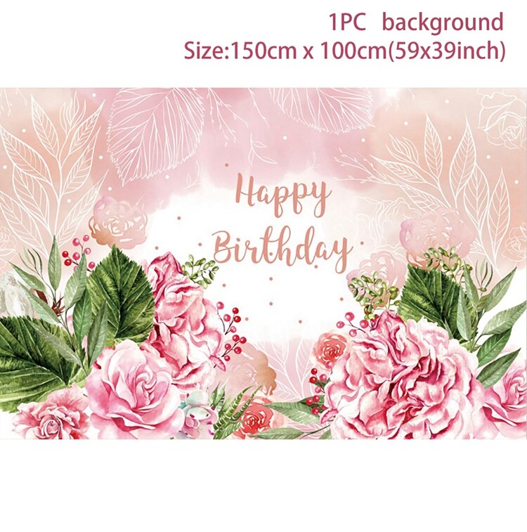 Pink Butterfly Birthday Party Backdrops Wedding Decorations Photo Booth Background Baby Shower Girl Hanging Flag Backdrop Props: butterfly 1