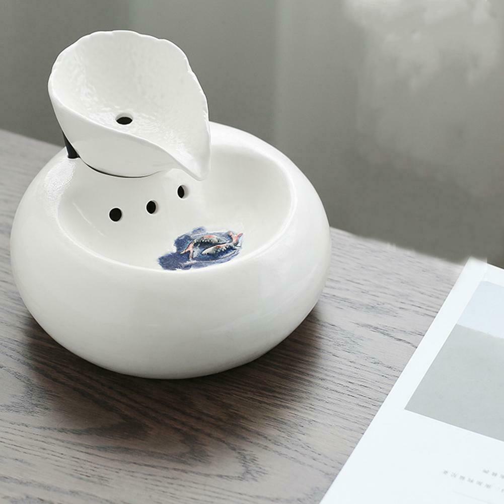 Electric Ceramic Drinking Fountain For Cats Dogs Drinking Bowl Automatic Cat Water Fountain Dispenser Pet Products Food Bowl
