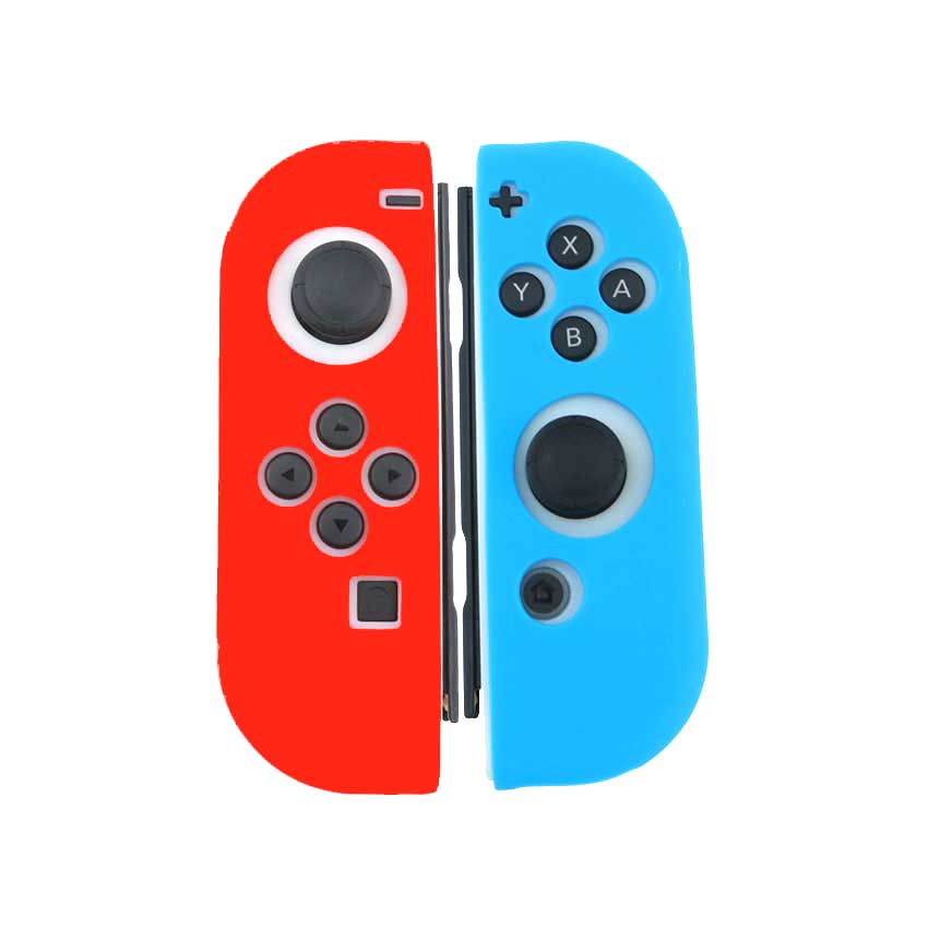 YuXi 1set Kleurrijke Soft Cover Voor Vreugde-Con Silicone Case Skin beschermhoes voor Nintend Schakelaar Joycon Controller