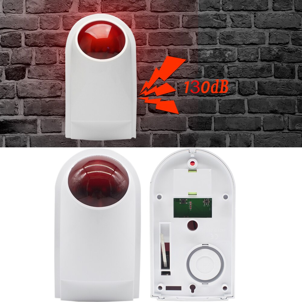 CW31 Wireless 130dB 433MHz Flashing Alarm Siren Se... – Grandado