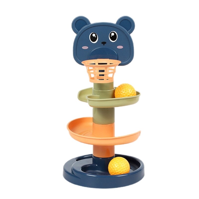 Ball Dropping Fine Motor Skill Training Toy with Tossing Hoop for Kindergarten 87HD: Three layers