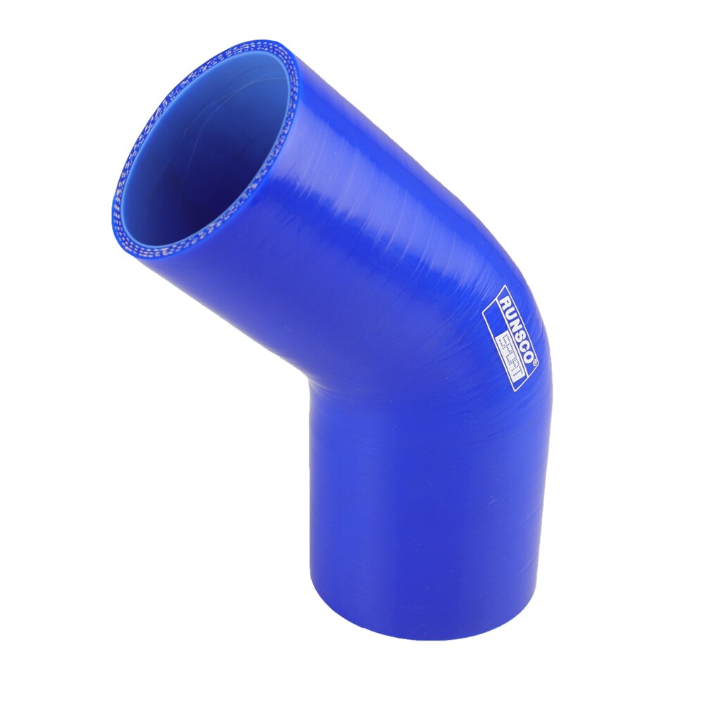 45 Degree Elbow Reducer Silicone Hose Intercooler Turbo Intake Pipe Coupler Hose ID 38 45 51 57 63 70 76 83 89 mm
