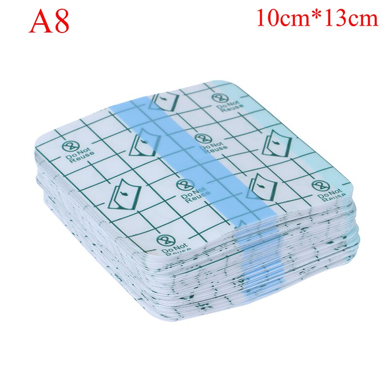 100Pcs/50Pcs Transparante Tape Pu Film Pleister Waterdicht: 10cm x 13cm 50pcs