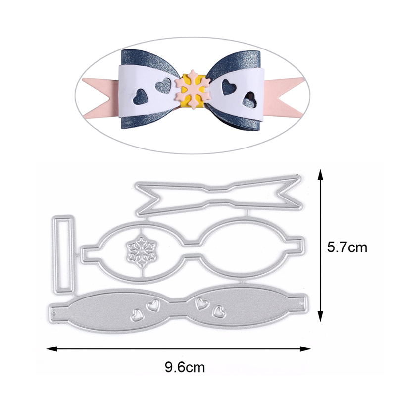 Biedronka metal wykrojniki szablony DIY Scrapbooking znaczki zwierząt foremki robić wycinania album papierowy kartki z życzeniami urodzinowymi wytłaczanie rękodzieło: bow tie 3