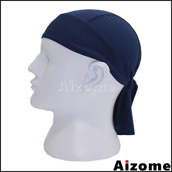 Pañuelo pirata para la cabeza para 1x hombres y mujeres, pañuelo para la cabeza tipo do-rag, pañuelo para la cabeza estilo motociclista, pañuelo para la cabeza estilo hip hop rock.: Azul marino