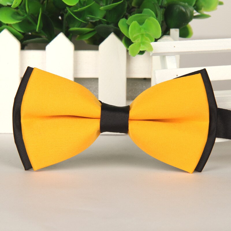 Nœud papillon pour enfant, vêtement classique, couleur unie, réglable, boutonné, deux tons, bleu, rouge, pour plus d'ingéniosité