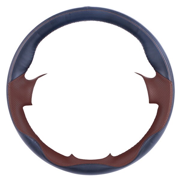 Couverture de volant de voiture en cuir tressé, pour Opel Astra (K) Corsa (E) Crossland X Grandland X Insignia: B-03-Brown