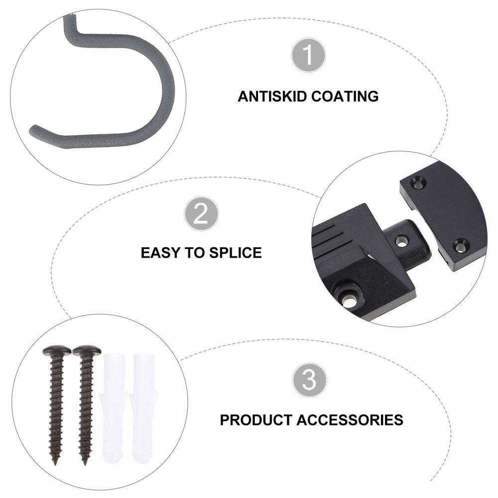 1 Set Garage Hooks Tools Organizer Wall Mounted Adjustable Wall Tool Organizer