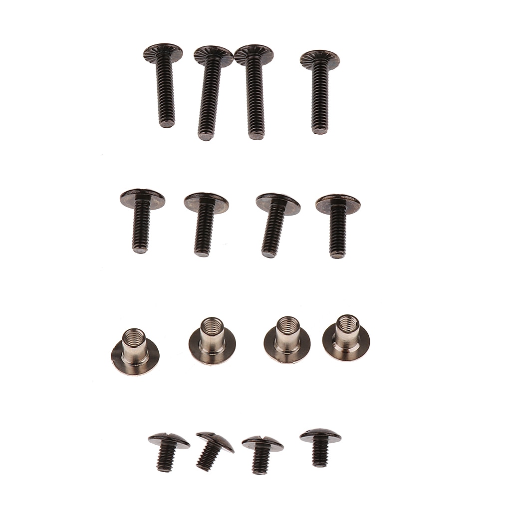 1 einstellen Von Eis Eishockey Helm Zubehör 12x Schrauben, 4x Schraube Muttern Und 8x