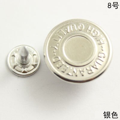 20pz jeans bottone in vita senza chiodo senza cuciture bottone in denim in metallo bottone in vita staccabile accessori per il cucito tutto&#39;ingrosso: O