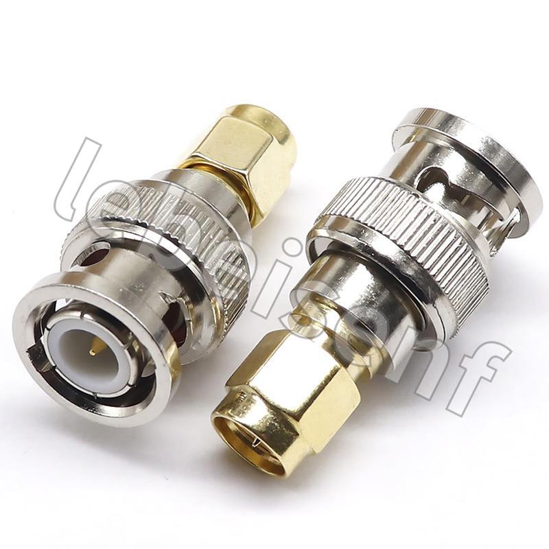 Sma Male Naar Bnc Male Sma/BNC-JJ SMA-J/BNC-J Walkie-Talkie Antenne Connector Feeder Adapter