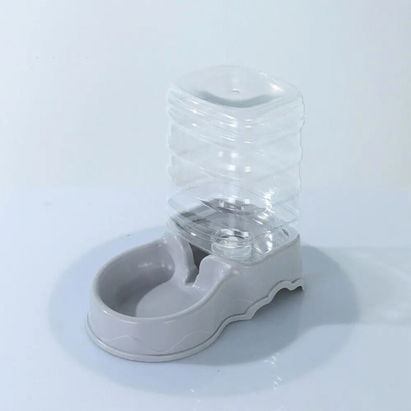 Fontaine d'eau en PP de 3,8 l, bol de boisson, mangeoire automatique pour animaux de compagnie, grand distributeur de nourriture pour chien et chat: Bleu
