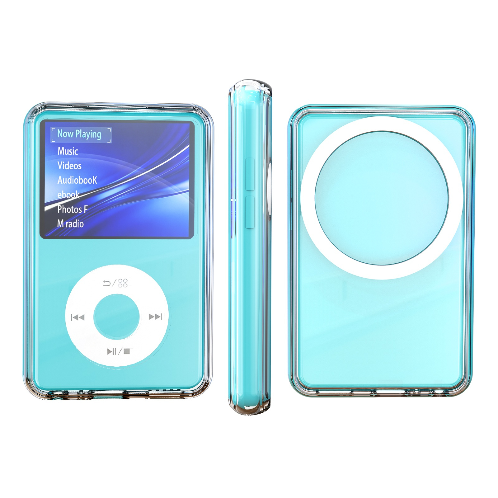 For INNIOASIS Y1 Magnetic Ultra-Thin Clear TPU Case Portable MP3 Player Cover Supports MagSafe Charging: Default Title