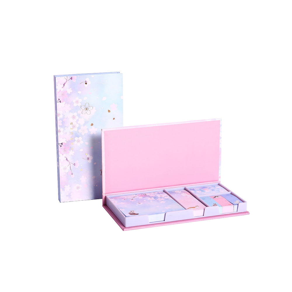 Girl'S Heart Sticky Note Notebook Little Book Sticker Set Star Sticky Notes Boxed Tearable Note School Supply Bookmark: 03
