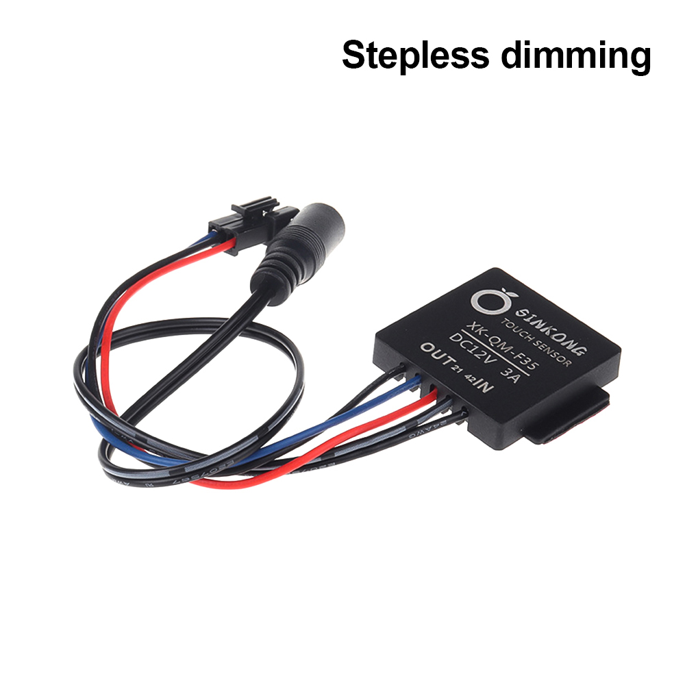 Przełącznik lustro łazienkowe 12V przełącznik z czujnikiem dotykowy do światła Led podwójny kolor temperatury nieskończone ściemnianie włącznik z czujnikiem dotykowego: Bundle1