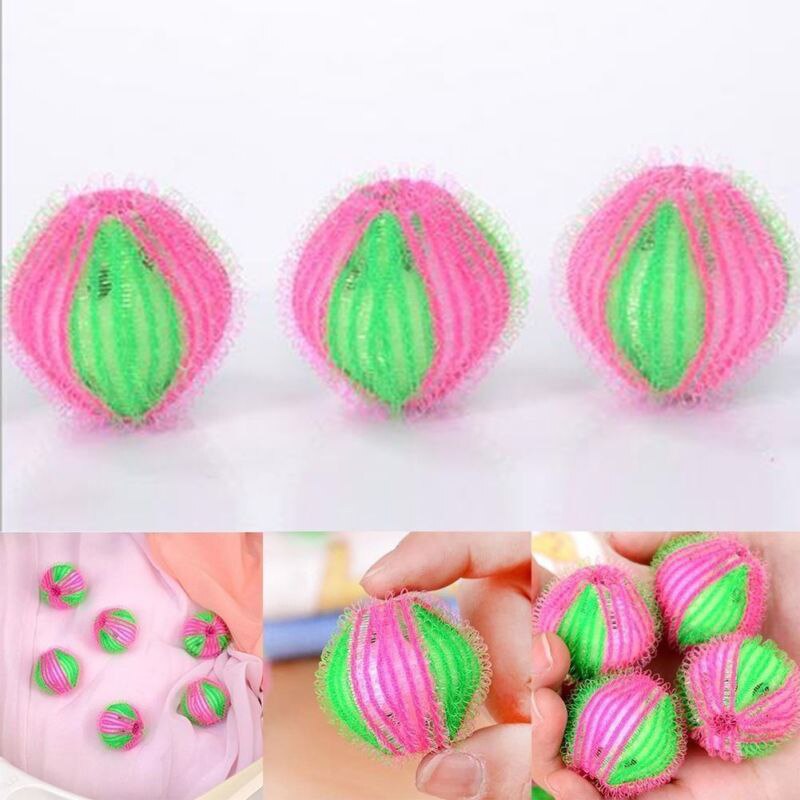 6pcs Washing Machine Balls Wash Laundry Ball Dryer Fabric Soften Helper Cleaning Tools Saves Drying Time Trockner Ball