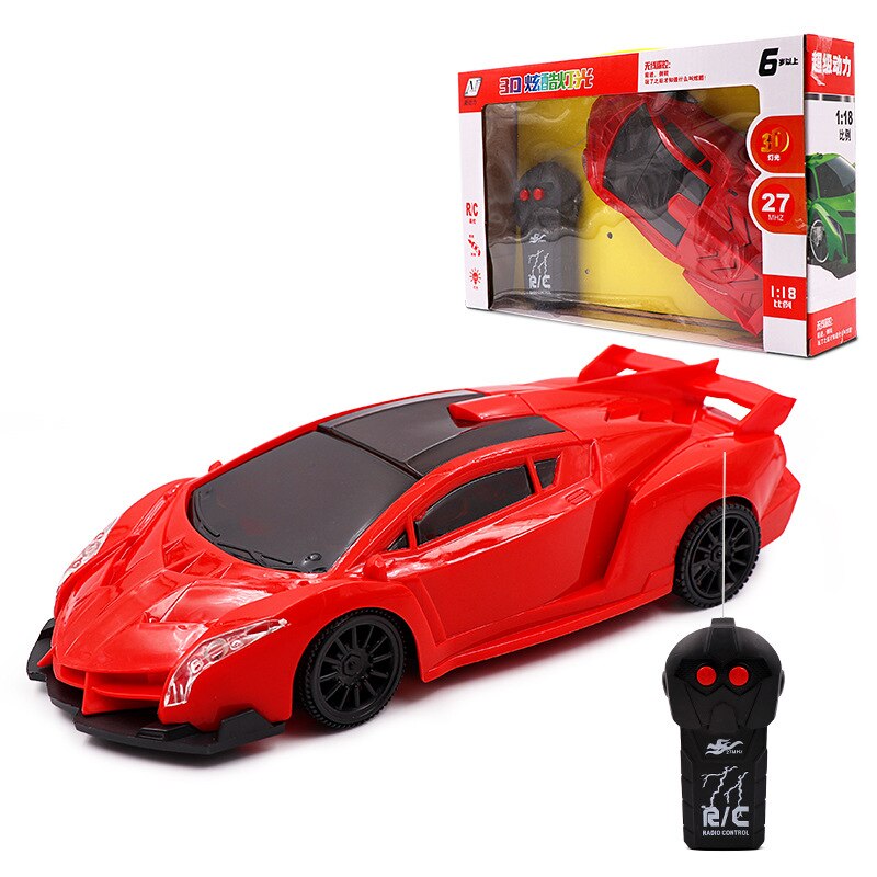 Neue Kinder der Vier-weg Fernbedienung Sport Auto Drift Auto Bugatti Fernbedienung Auto Modell Spielzeug: 2 Rambo red