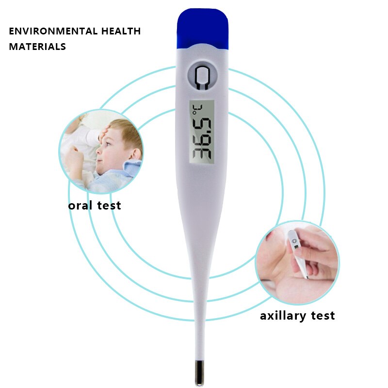 Thermometer LCD Digital Body Thermometer Waterproof Handheld Temperature Sensor Meter for Fever Human Adult Bady Measure Tools