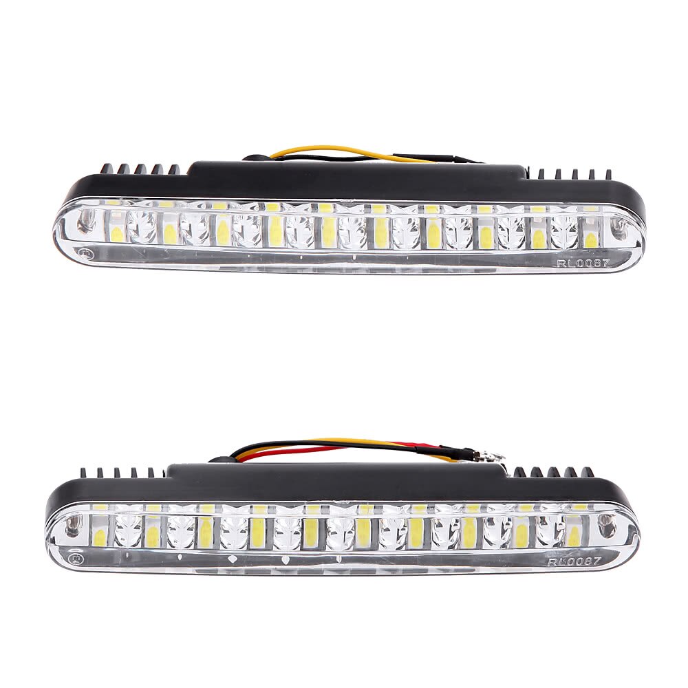 2 pakke bil kørelys 30 led lys bar med tilbehør til bil kørelys led tåge lys led