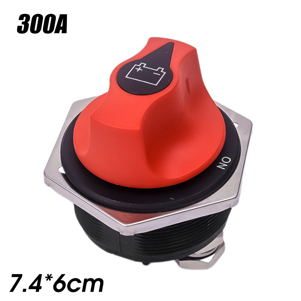 Car Battery Switch DC 50A 100A 200A 300A Disconnecter Power Isolator Cut Off Switch Car Rotary Switches For Auto Truck Boat: Beige
