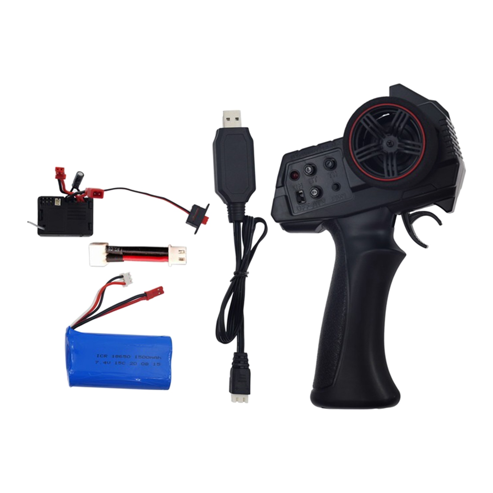 3CH RC Radio System Transmitter and Receiver for RC Car Boat Tanks