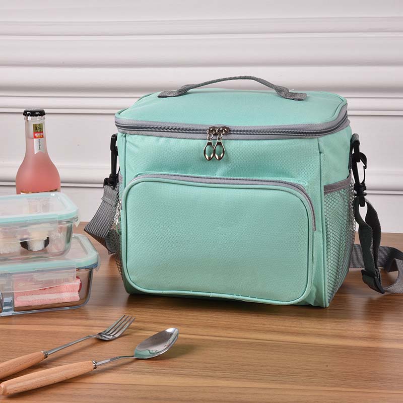 Bolsas de almuerzo térmicas, Bolsa Aislante de tela impermeable, para almacenamiento de alimentos, para la compra, 2 tamaños