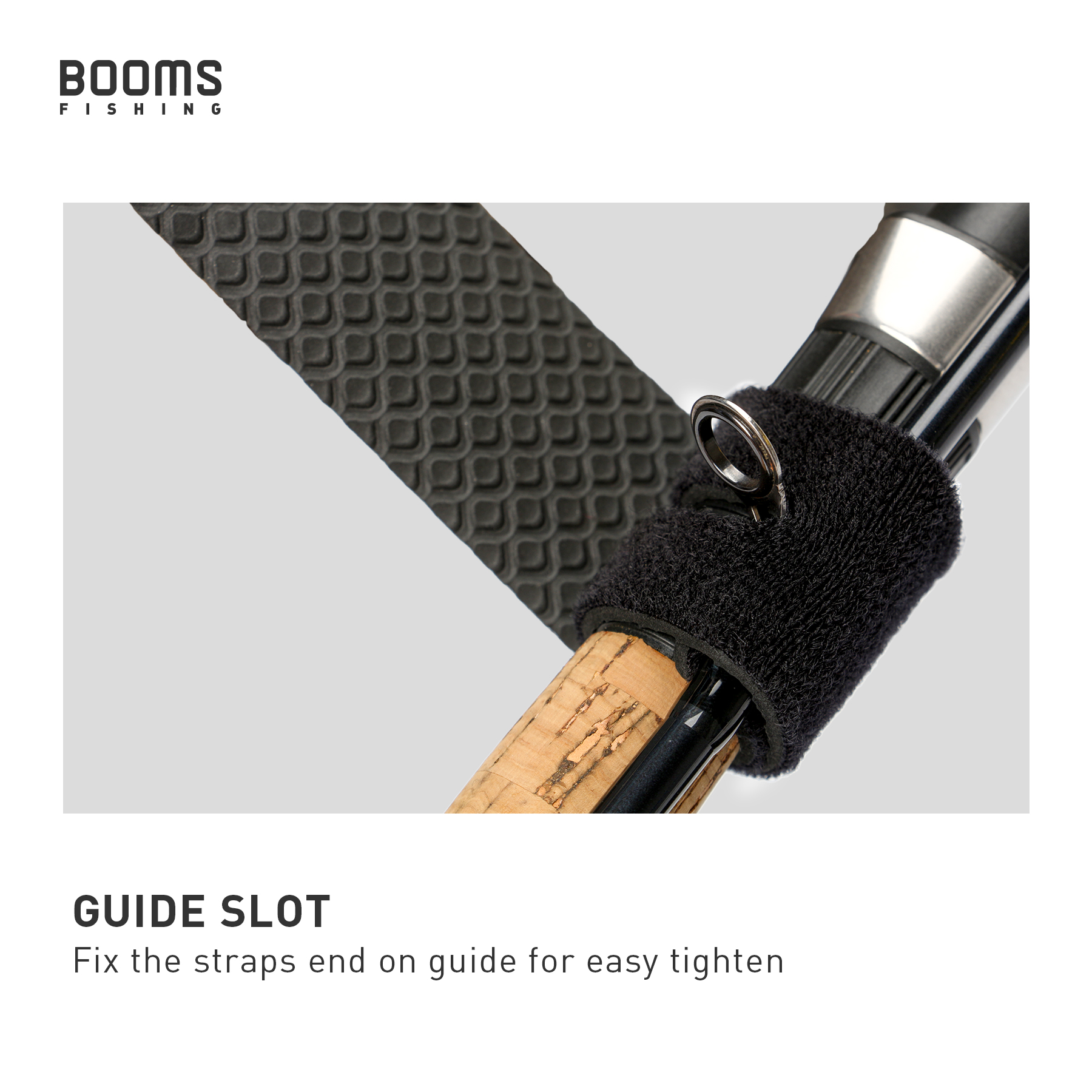 Booms Fishing RS3 Lure Fishing Rod Holder Belt Strap With Rod Tie Suspenders Wrap Fishing Tackle Boxes Tools Box Accessories