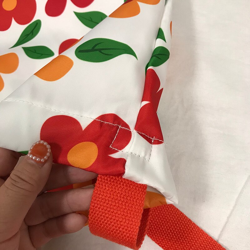 Japonais ins fun mignon fleur impression été sac de toile décontracté Harajuku ulazzng doux grande capacité vintage diagonale sac