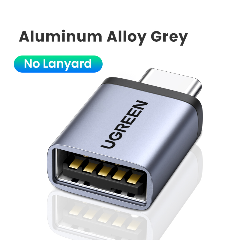 Ugreen usb c adaptador tipo c para usb 3.0 adaptador thunderbolt 3 tipo-c adaptador otg cabo para macbook pro ar samsung s10 s9 usb otg: Vermelho