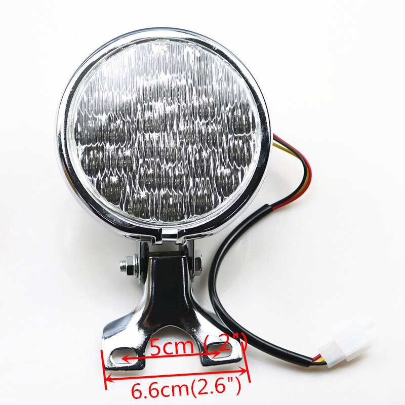 Motorcycle Chrome 5 &quot;Led Steel Koplamp Voor Harley Cruiser Chopper Touring Cafe Racer Bobber Dyna Sportster Springer Custom