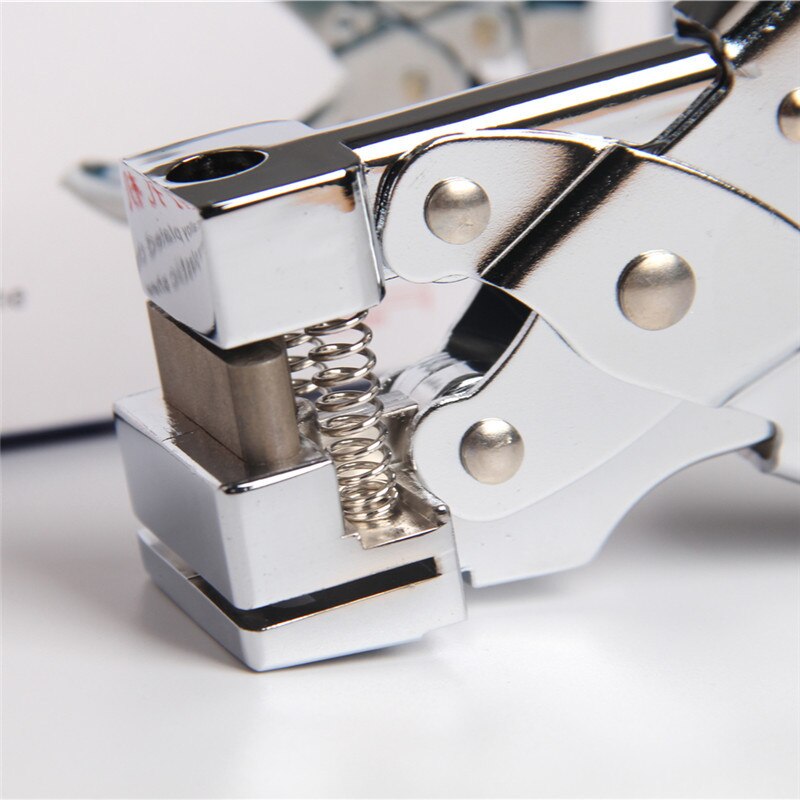 Metal T Shape Hole Punch Ring Album Paper Cutter ID Card Slot Hole Puncher Scrapbooking DIY Tools Office Binding Supplies