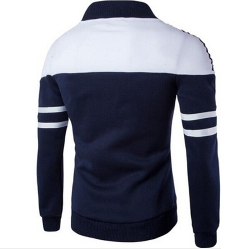 Mężczyzna kurtka sportowa odzież sportowa mężczyźni kurtki golfowe płaszcz w paski niejednolita całość dopasowana obcisłą marynarka plus rozmiar M-4XL kurtki robić biegania dla mężczyzn