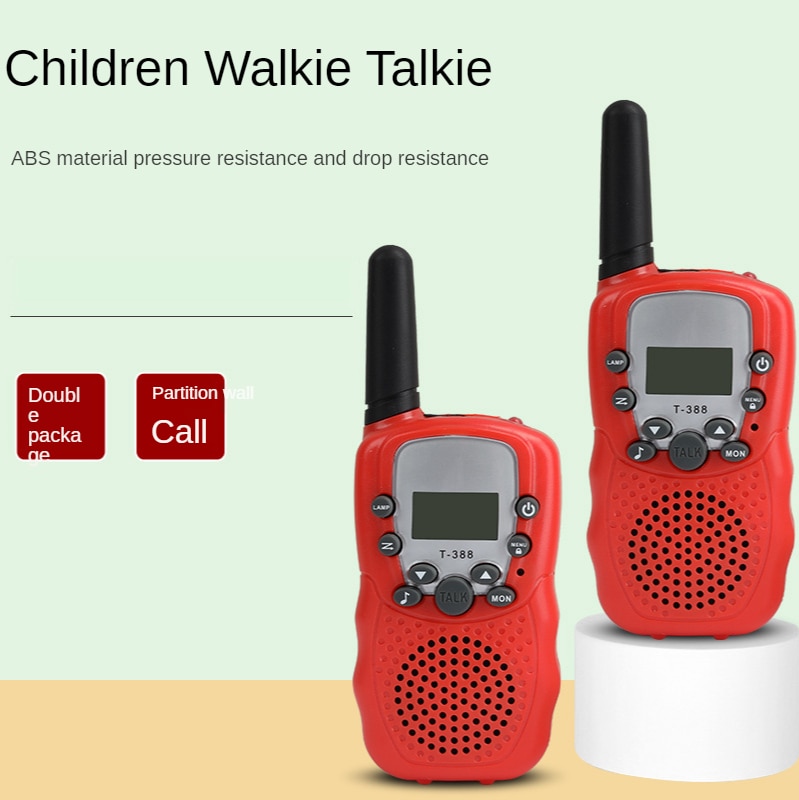 Lange Afstand Kinderen Speelgoed Walkie-Talkie Clear En Geen Lawaai Outdoor Draadloze Intercom Telefoon Voor Jongens En meisjes