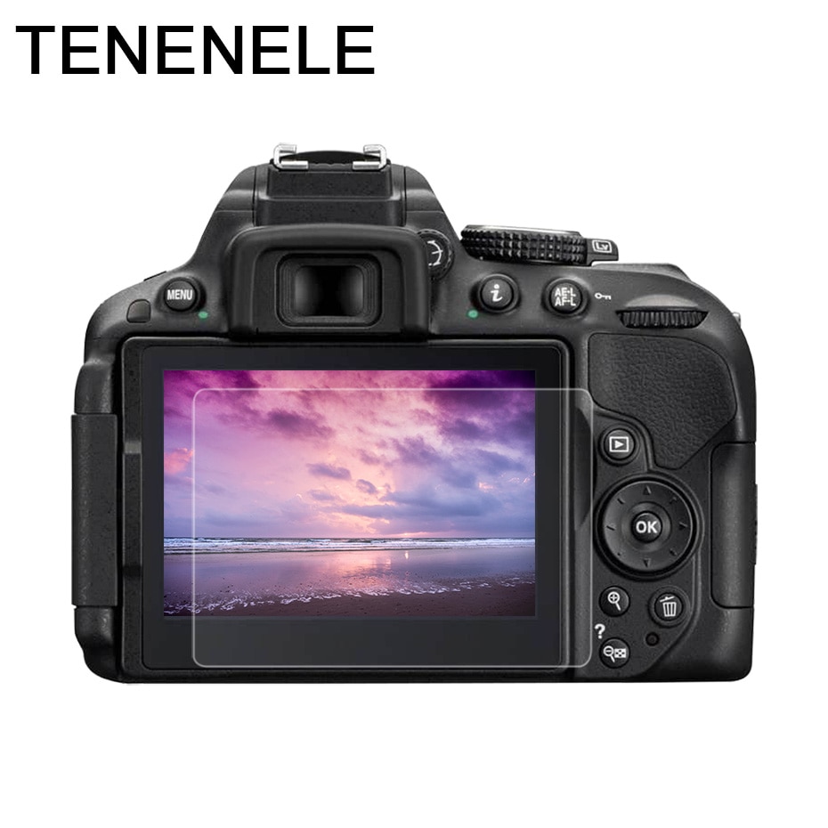 TENENELE Screen Protector Voor Nikon D5100 D5200 D5300 D5500 D5600 Gehard Glas LCD Beschermfolie HD Camera Screen Protector