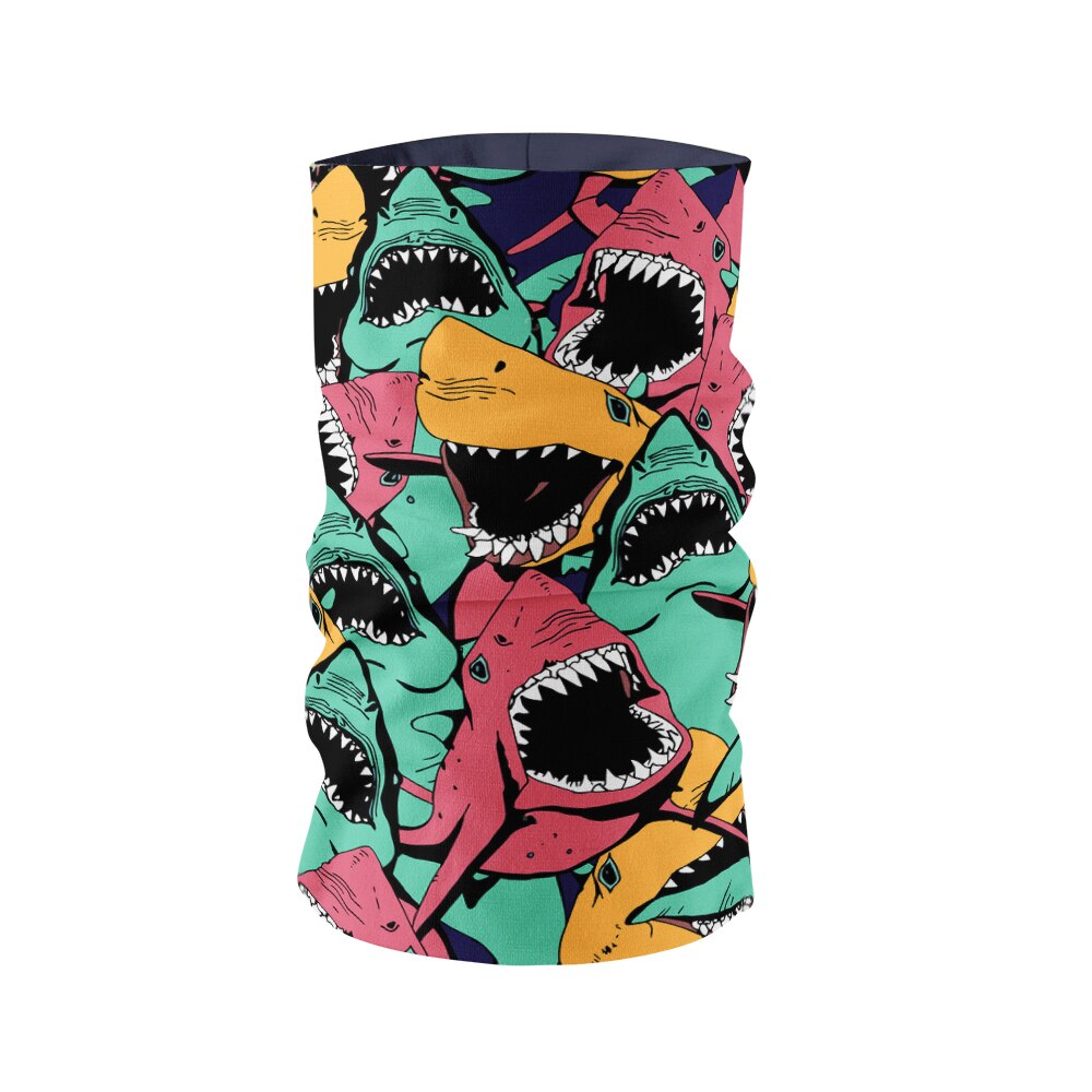 Novelty 3D Printed Scarf Outdoor Bandana Anime Print Neck Gaiters Camping Tube Bandanas Mouth Nose Protection Hiking Scarves
