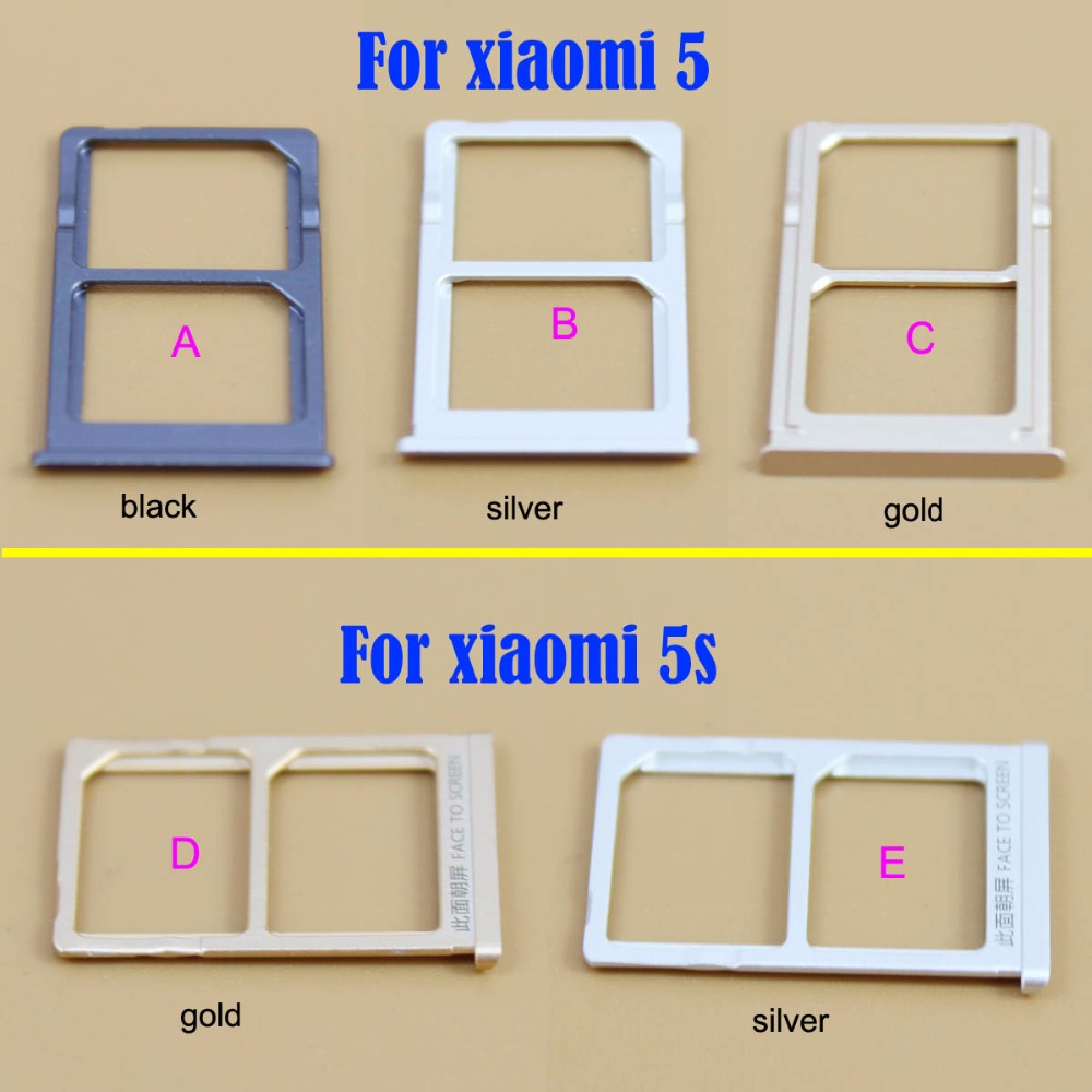 YuXi soporte para ranura para tarjeta Sim xiaomi mi 5 mi5 mi 5S mi 5s Sim lector de tarjeta