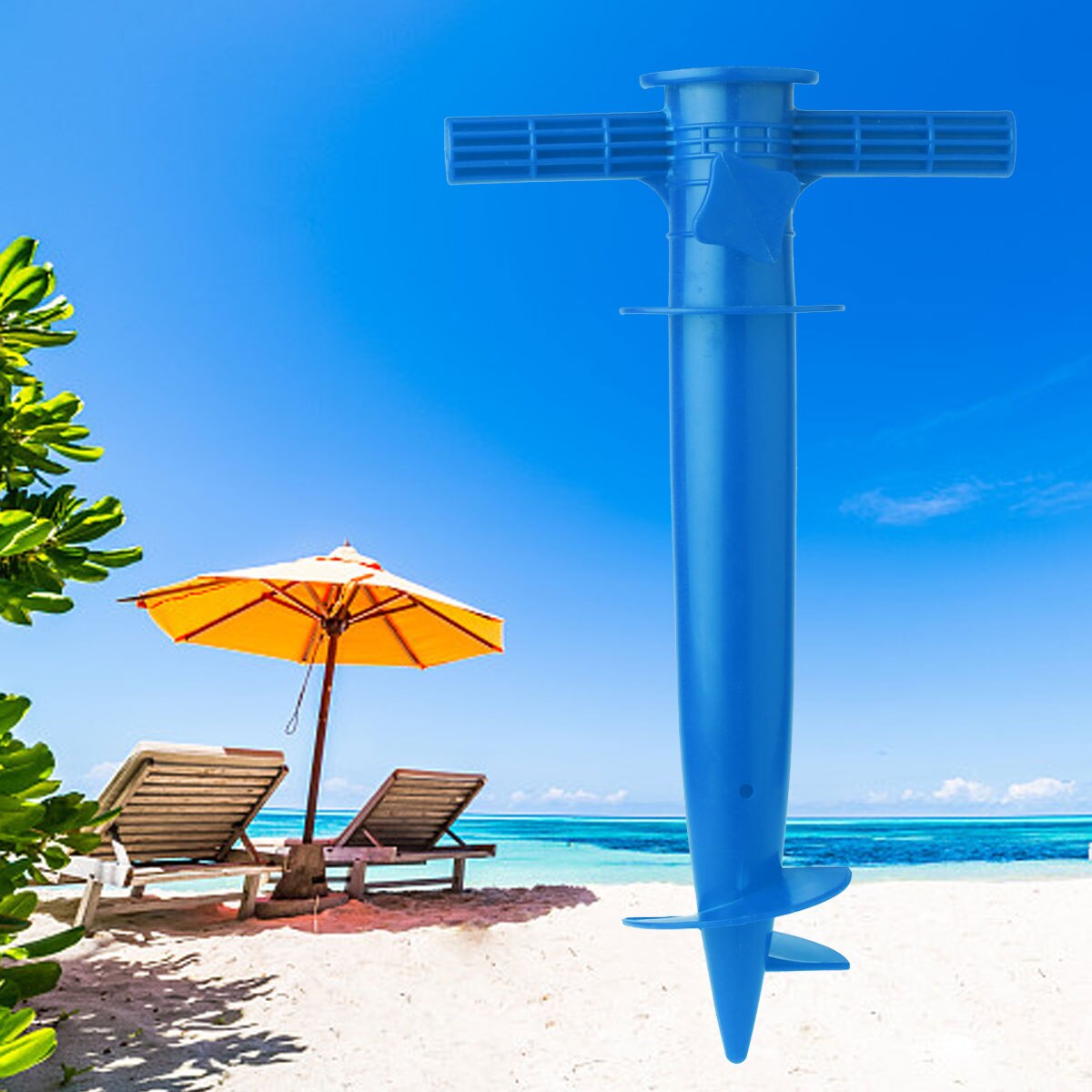 Justerbar paraplyholder 1 stk fiskestand haveterrasse husholdningsartikler paraply stretch sol strandholder