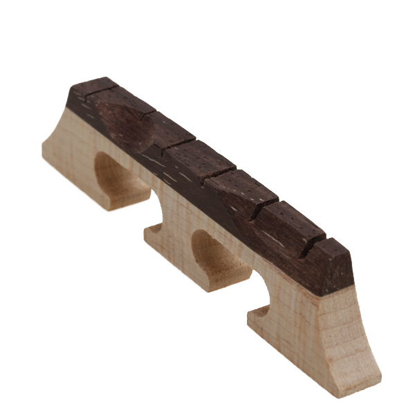 Piece Of Maple And Rosewood Bridge For 6 String Banjo Parts 21/32 Inch