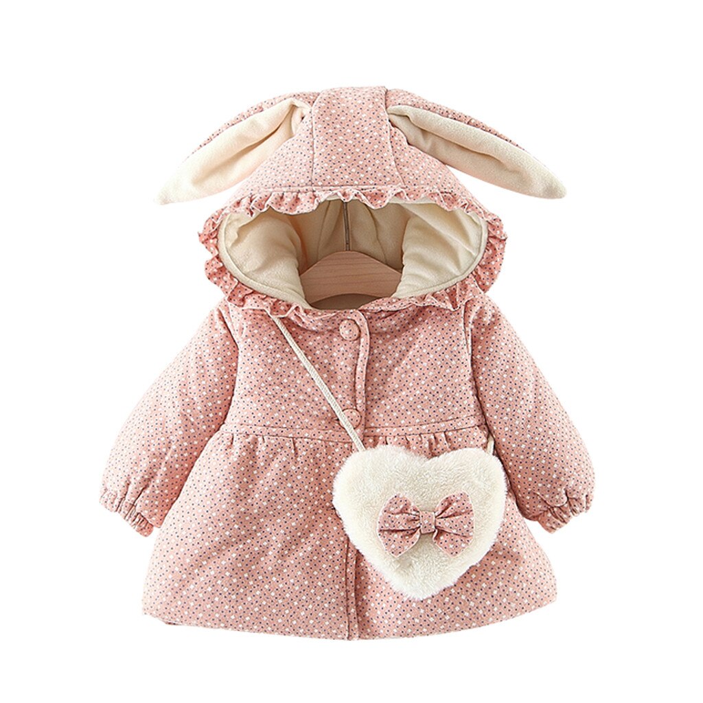 Pasgeboren Baby Meisje Kleding Bloemen Hooded Katoen Gewatteerde Jas Bovenkleding Voor 1 Jaar Baby Verjaardag Kleding Meisjes Outfits Jas