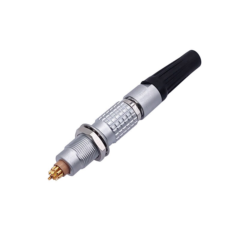 1Set 0B Connector 2 3 4 5 6 7 9 Pin FGG Plug For Sound Device Metal Circular Plug Cable Connector EGG Socket