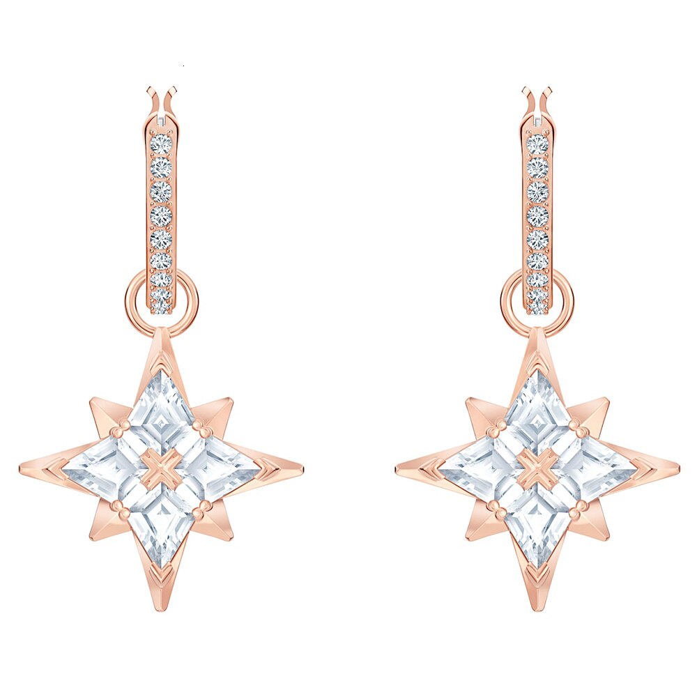 Mulier Romantic Jewelry Girls Crystal Star Earrings Necklace Bracelet 549337 5452 549438 Bijoux Femme
