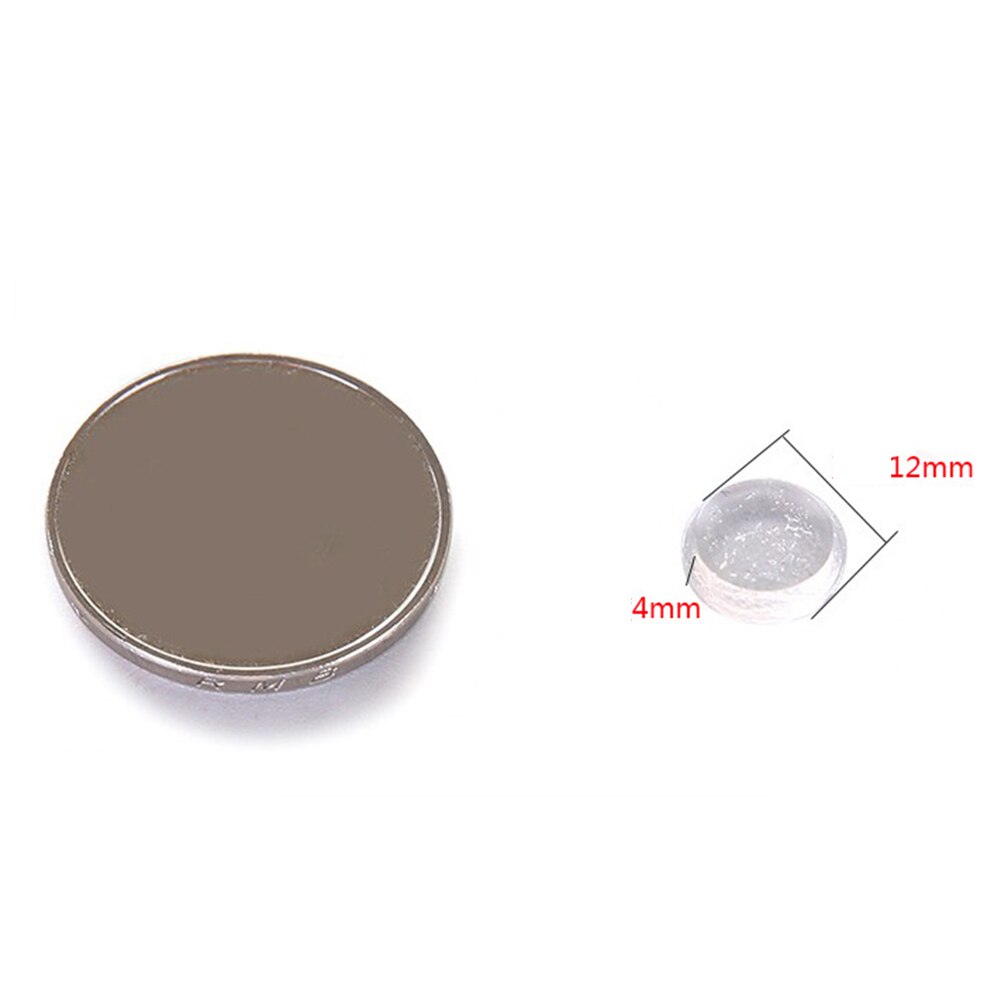 64Pcs/sheet Silicone Transparent Buffer Pads Self-adhesive Collision Cushion Furniture Ceramic Cabinets Doors Bumper Cushions