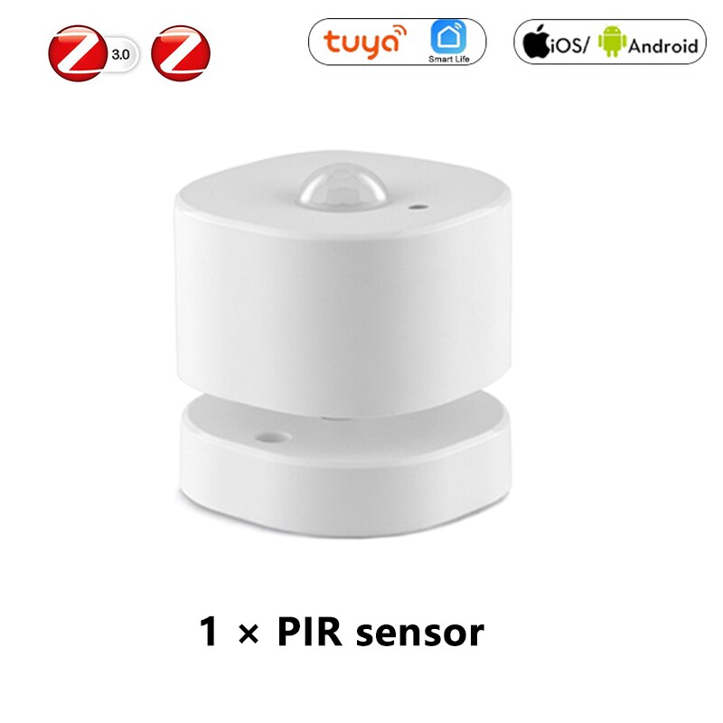 ZigBee PIR Motion Sensor Human Sensor Detector Smart Life Tuya App Control Intelligent Linkage Smart Home Alarm System: PIR Sensor