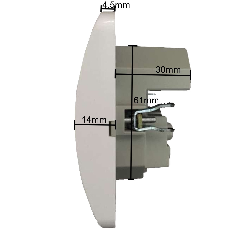 Dual USB Port 2000mA Wall Charger Adapter Power Socket 16A EU Standard Outlet With 2A Dual USB Charger Port