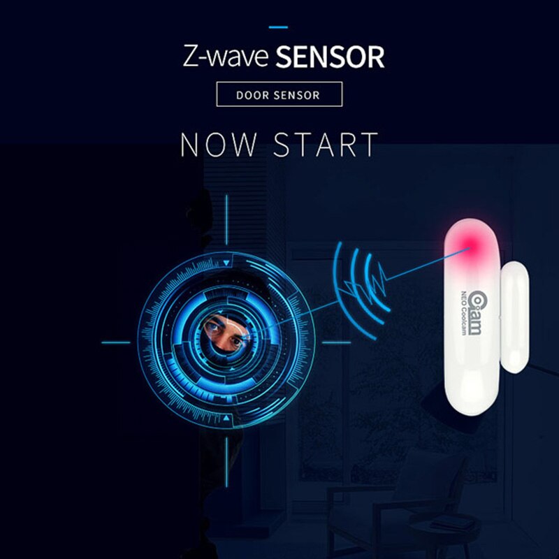 NEO COOLCAM Z-Wave Plus Smart Home Door/Window Contact Sensor Smart Home Automation Sensor EU 868.4MHZ Compatiable Smartthings